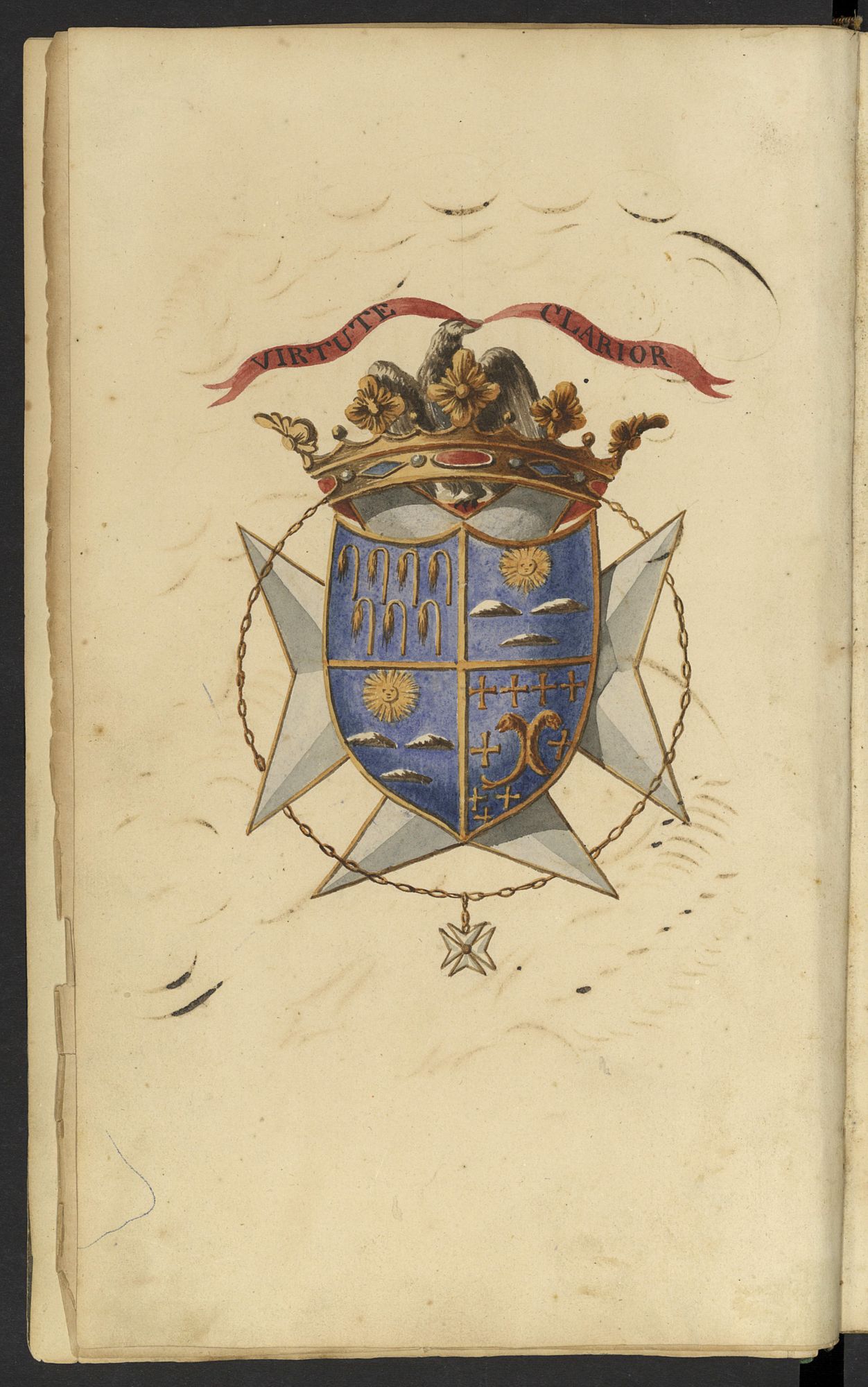 Dans le livre d'or, le blason de la famille Panisse-Passis
