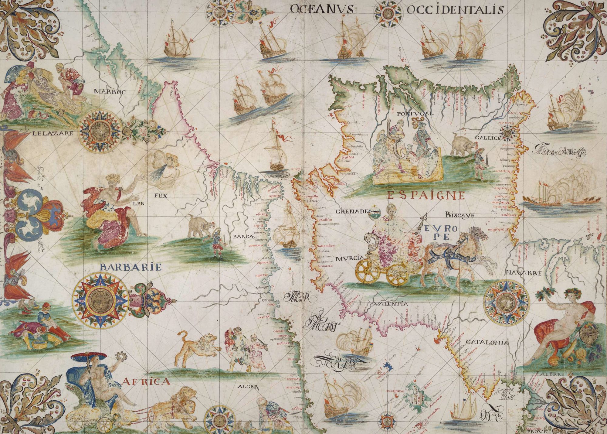 Portulans de la Méditerranée